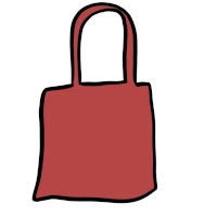 Zeichnung eines Beutels